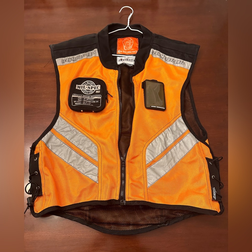 Icon Motor Sports Regular Size Reflective jacket